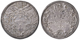 Clemente XI (1700-1721) Piastra Anno IX - Munt. 37 AG (g 32,07) R Piccole screpolature, ma bellissimo esemplare.
qFDC-FDC