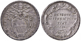 Clemente XII (1730-1740) Testone 1733 Anno IIII - Munt. 34 AG (g 8,42) R
SPL/qFDC