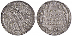 Clemente XII (1730-1740) Testone Anno V - Munt. 40 AG (g 8,44) R
qFDC