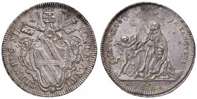 Clemente XII (1730-1740) Testone 1736 Anno VI - Munt. 32 AG (g 8,36) RR
SPL+