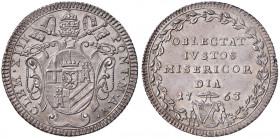 Clemente XIII (1758-1769) Giulio 1763 Anno V - Munt. 20 AG (g 2,64)
qFDC