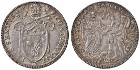 Pio VI (1775-1799) Testone 1796 Anno XXIII - Munt. 33 (g 8,00)
SPL