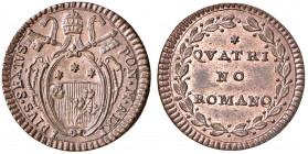 Pio VI (1775-1799) Quattrino Anno IX - Munt. 142 CU (g 2,42)
FDC