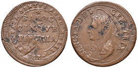 Pio VI (1774-1799) Perugia - Madonnina 1797 Anno XXIII - Munt. 390 CU (g 12,56) Ribattuto su Sampietrino di Viterbo.
BB