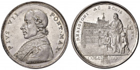 Pio VII (1800-1823) Medaglia premio senza data per gli alunni del collegio romano - Opus Francesco Corazzini AG (g 22,14 - Ø 37,88 mm) RR
qFDC