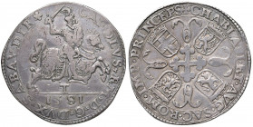 Carlo Emanuele I (1580-1630) Tallero 1581 T secondo tipo - Cudazzo 687c AG (g 28,17) RRRR
BB