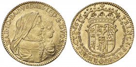 Vittorio Amedeo II (1675-1680) Doppia 1676 - MIR 835b AU (g 6,64) RRRR Esemplare di conservazione eccezionale!
FDC