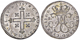 Carlo Emanuele IV (1796-1802) Soldo 1797 - Nomisma 490 MI (g 1,95)
SPL-FDC
