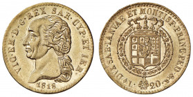 Vittorio Emanuele I (1814-1821) 20 Lire 1818 - Nomisma 510 AU R Conservazione eccezionale.
FDC