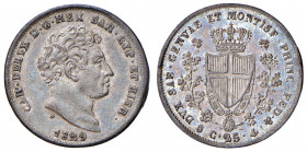 Carlo Felice (1821-1831) 25 Centesimi 1829 G - Nomisma 611 AG R
FDC