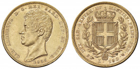 Carlo Alberto (1831-1849) 100 Lire 1835 T - Nomisma 628 AU
SPL
