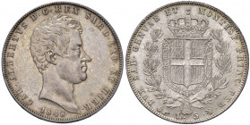 Carlo Alberto (1831-1849) 5 Lire 1848 T - Nomisma 703 AG R Minimi contatti al D/.
FDC