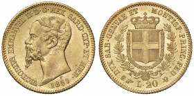Vittorio Emanuele II (1849-1861) 20 Lire 1859 T - Nomisma 759 AU Conservazione eccezionale! In regime ordinario IVA
FDC