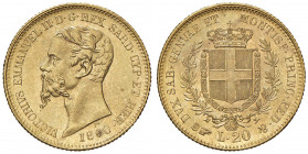 Vittorio Emanuele II (1849-1861) 20 Lire 1860 T - Nomisma 762 AU In regime ordinario IVA
FDC