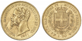 Vittorio Emanuele II (1849-1861) 20 Lire 1861 T - Nomisma 763 AU
SPL+