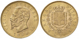 Vittorio Emanuele II (1861-1878) 20 Lire 1866 T - Nomisma 853 AU R In regime ordinario IVA
qFDC/FDC