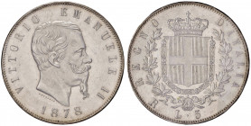 Vittorio Emanuele II (1861-1878) 5 Lire 1878 - Nomisma 902 AG Sigillata qFDC/FDC “conservazione eccezionale” da Cavaliere F.
qFDC-FDC