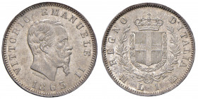 Vittorio Emanuele II (1861-1878) Lira 1863 M stemma - Nomisma 913 AG Conservazione eccezionale!
FDC