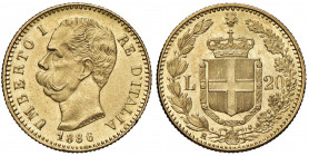 Umberto I (1878-1900) 20 Lire 1886 - Nomisma 985 AU
qFDC-FDC