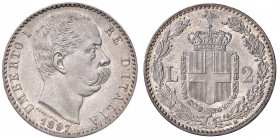 Umberto I (1878-1900) 2 Lire 1897 - Nomisma 1001 AG
FDC