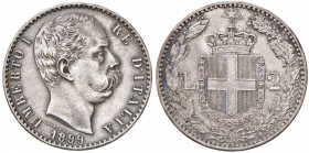 Umberto I (1878-1900) 2 Lire 1899 - Nomisma 1003 AG
FDC