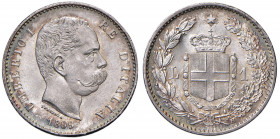 Umberto I (1878-1900) Lira 1899 - Nomisma 1009 AG Bella patina iridescente.
FDC