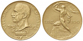 Vittorio Emanuele III (1900-1946) 100 Lire 1925 - Nomisma 1054 AU RR
qFDC-FDC
