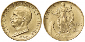 Vittorio Emanuele III (1900-1946) 100 Lire 1931 Anno IX - Nomisma 1055 AU
FDC