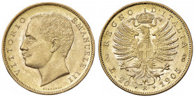 Vittorio Emanuele III (1900-1946) 20 Lire 1905 - Nomisma 1075 AU R
qFDC