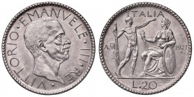 Vittorio Emanuele III (1900-1946) 20 Lire 1927 Anno VI - Nomisma 1084 AG
FDC