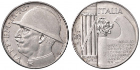 Vittorio Emanuele III (1900-1946) 20 Lire 1928 Elmetto - Nomisma 1093 AG
SPL-FDC