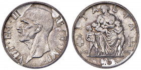 Vittorio Emanuele III (1900-1946) 5 Lire 1939 - Nomisma 1147 AG RRRR Tiratura di soli 20 esemplari.
FDC