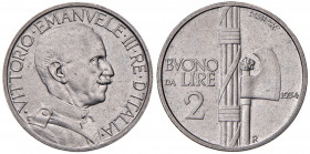 Vittorio Emanuele III (1900-1946) 2 Lire 1934 - Nomisma 1178 NI RRR Tiratura di 50 esemplari.
FDC