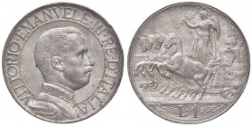 Vittorio Emanuele III (1900-1946) Lira 1909 - Nomisma 1199 AG In regime ordinario IVA
FDC