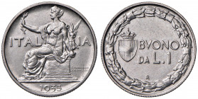 Vittorio Emanuele III (1900-1946) Lira 1935 - Nomisma 1218 NI RRR Tiratura di 50 esemplari.
FDC