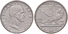 Vittorio Emanuele III (1900-1946) 50 Centesimi 1938 XVII - Nomisma 1255 NI RRRR Tiratura di soli 20 esemplari.
FDC