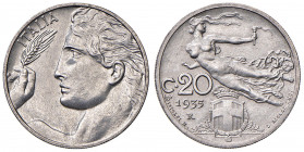 Vittorio Emanuele III (1900-1946) 20 Centesimi 1935 - Nomisma 1288 NI RRR Tiratura di 50 esemplari.
FDC
