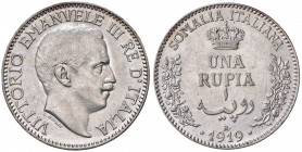 Vittorio Emanuele III (1900-1946) Somalia - Rupia 1919 - Nomisma 1419 AG R
SPL