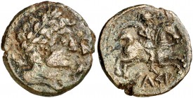 Celse (Velilla de Ebro). As. (FAB. 776) (ACIP. 1479). 9,69 g. Rara. MBC+.