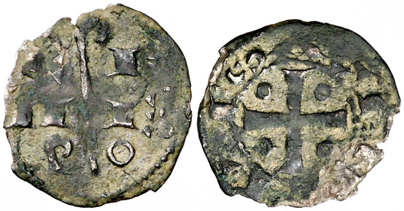 Comtat d'Urgell. Ermengol VII (1154-1184). Agramunt. Diner. (Cru.V.S. falta) (AN...