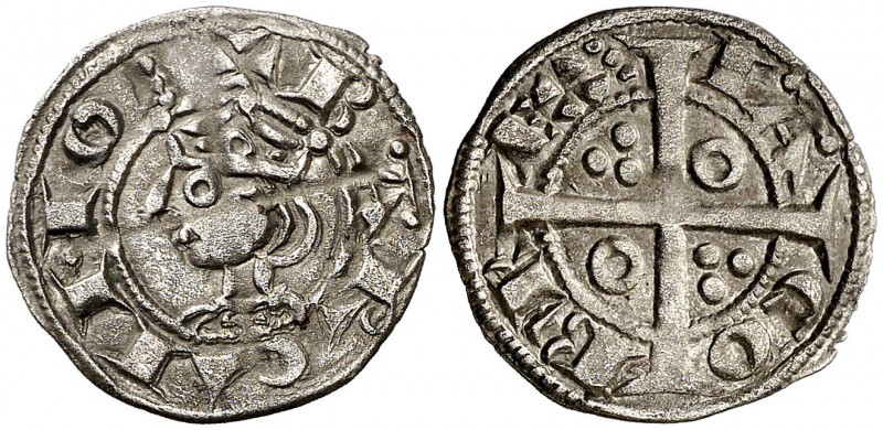 Jaume I (1213-1276). Barcelona. Diner. (Cru.V.S. 310) (Cru.C.G. 2120b). 0,96 g. ...