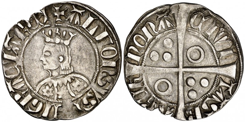 Alfons III (1327-1336). Barcelona. Croat. (Cru.V.S. 366.1) (Cru.C.G. 2184c). 3,1...
