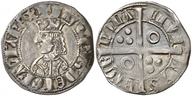 Jaume II (1291-1327). Barcelona. Croat. (Cru.V.S. 333.1) (Badia falta) (Cru.C.G....