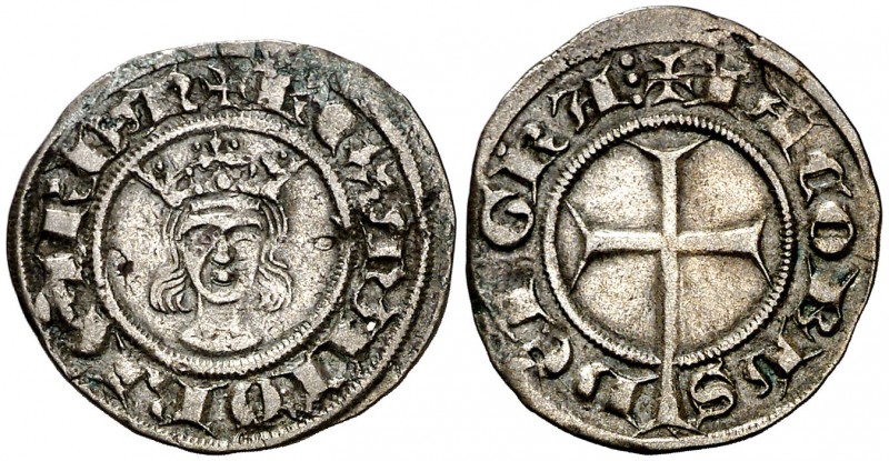Jaume II de Mallorca (1276-1285 / 1298-1311). Mallorca. Diner. (Cru.V.S. 541) (C...