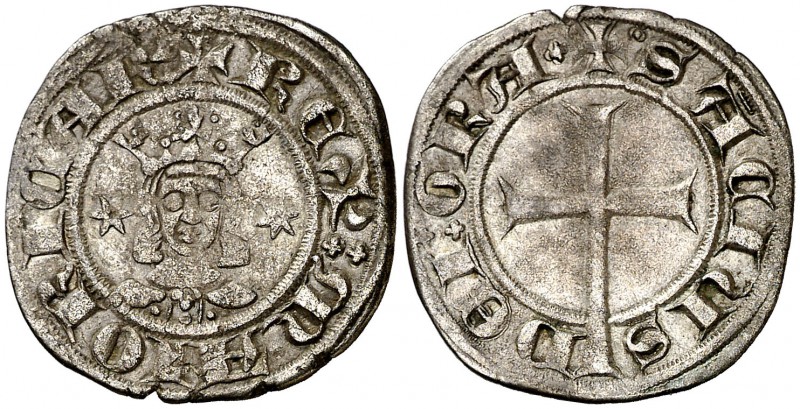 Sanç I de Mallorca (1311-1324). Mallorca. Dobler. (Cru.V.S. 547) (Cru.C.G. 2515b...