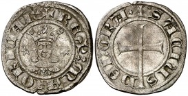 Sanç I de Mallorca (1311-1324). Mallorca. Dobler. (Cru.V.S. 547) (Cru.C.G. 2515b). 1,72 g. Atractiva. MBC+.