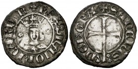 Sanç I de Mallorca (1211-1324). Mallorca. Diner. (Cru.V.S. 548) (Cru.C.G. 2516). 0,92 g. Rara. MBC/MBC+.
