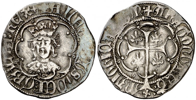 Alfons IV (1416-1458). Mallorca. Ral. (Cru.V.S. 838) (Cru.C.G. 2883). 3,05 g. Ac...