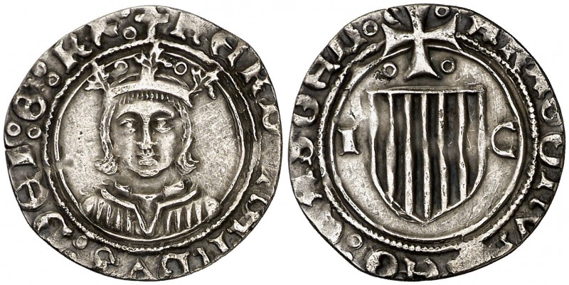 Ferran II (1479-1516). Zaragoza. Medio real. (Cru.V.S. 1305 var) (Cru.C.G. 3205 ...