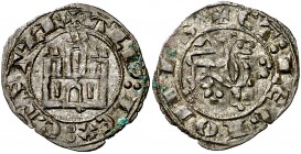 Alfonso X (1252-1284). Sin marca de ceca. Maravedí prieto. (AB. 276). 0,66 g. Buen ejemplar. MBC+.